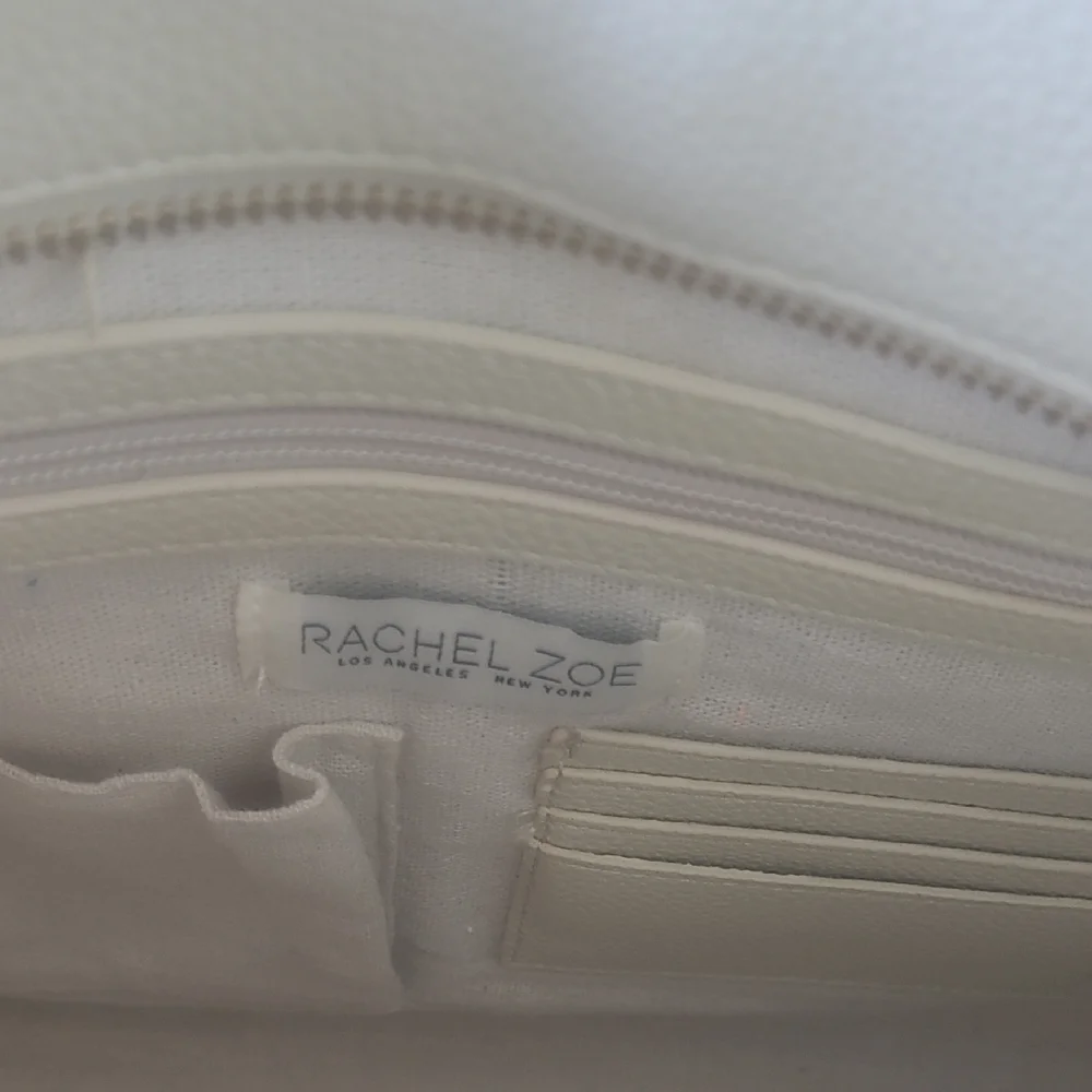 Rachel Zoe White and Tan Tote Bag - Picture 3 of 11